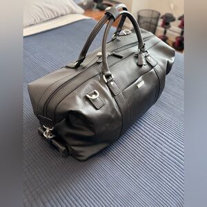 Brooks Brother Leather Duffle Luggage
